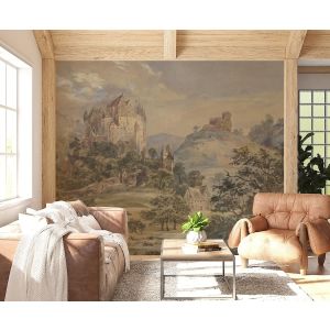 Carta Da Parati Castello Medievale nel Paesaggio