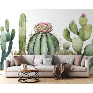 Carta Da Parati Giardino di Cactus