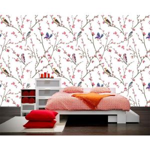 Carta Da Parati Uccello Sul Ramo