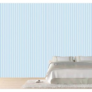 Linee Blu - Carta Da Parati Murale Applicato