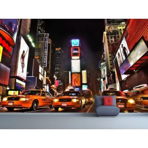 Times Square - Carta Da Parati Per La Decorazione Applicato