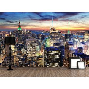 Luci Di New York - Carta Da Parati Foto Applicato