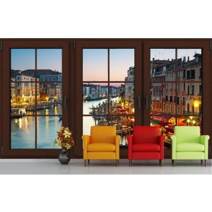 La Mia Casa È A Venezia - Carta Da Parati Per La Decorazione Applicato