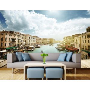 Vista Di Venezia Dalla Terrazza - Carta Da Parati Foto Applicato