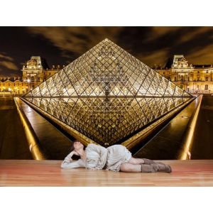Carta Da Parati Parigi Piramide Del Louvre