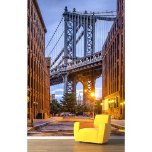 Ponte Di New York - Carta Da Parati Murale Applicato