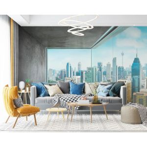 Carta Da Parati Grattacieli Dalla Finestra