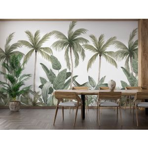 Carta Da Parati Foglie di Palma Botaniche