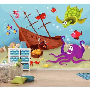 Sotto Il Mare - Carta Da Parati Foto Applicato