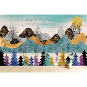 Carta Da Parati Foresta Da Un'Altra Prospettiva