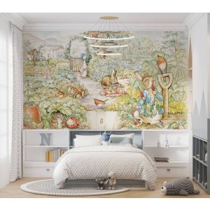 Applicazione Di Carta Da Parati Bambini Pierre Lapin Nel Paese Delle Meraviglie