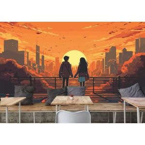 Applicazione Di Carta Da Parati Romanzo Anime