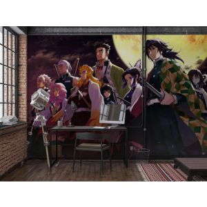 Carta Da Parati Guerrieri Anime Notte Epica