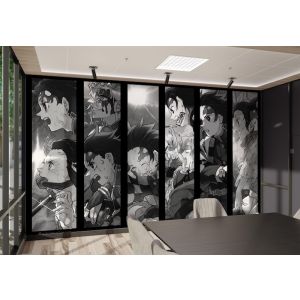 Carta Da Parati Personaggi Anime Bianco e Nero