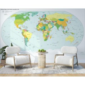 Carta Da Parati Mappa Del Mondo Politico