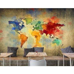 Mondo Della Penna - Carta Da Parati Foto 3D Applicato