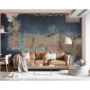 Applicazione Di Carta Da Parati Mappa Di Westeros Game Of Thrones