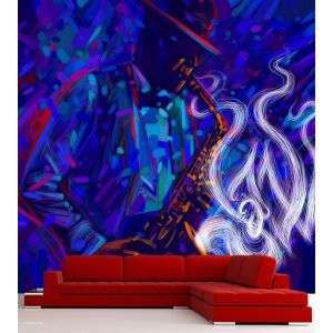 Carta Da Parati Arte A Tema Jazz