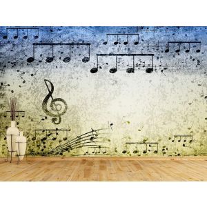 L'Armonia Delle Note - Carta Da Parati Foto Applicato