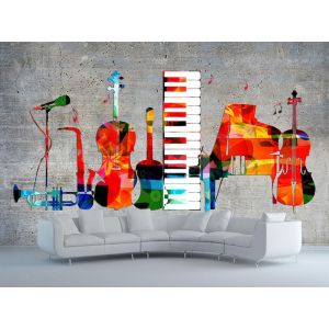 Carta Da Parati Strumenti Colorati