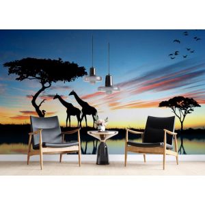 Applicazione Di Carta Da Parati Terre Lontane