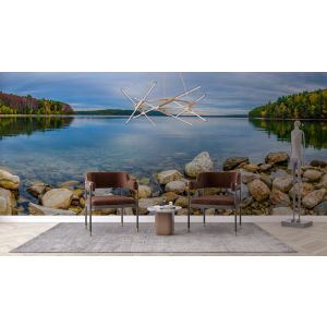 Applicazione Di Carta Da Parati Vista Panoramica Dell'Obiettivo