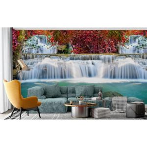 Applicazione Di Carta Da Parati Cascate Nascoste