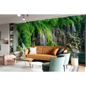 Applicazione Di Carta Da Parati Cascata del Parco Nazionale di Plitvice