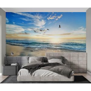 Applicazione Di Carta Da Parati Gioia Del Gabbiano