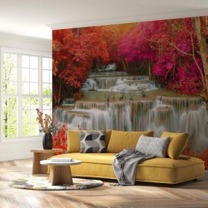 Applicazione Di Carta Da Parati Cascata Di Kanchanaburi