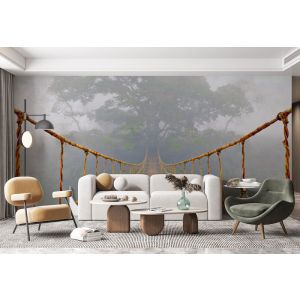 Applicazione Di Carta Da Parati Ponte Profondo