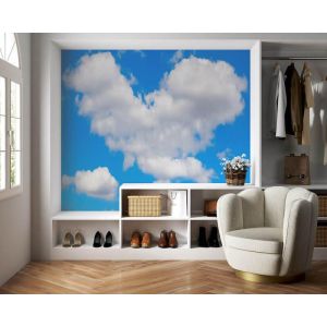 Carta Da Parati Cielo Azzurro E Bellissime Nuvole