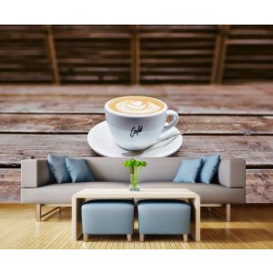 Carta Da Parati Se Solo Una Tazza Di Caffè