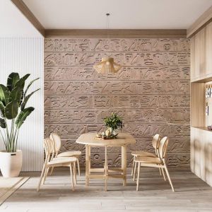 Applicazione Di Carta Da Parati Geroglifico Egiziano