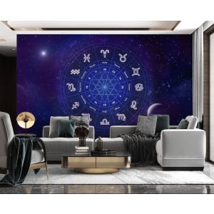 Applicazione Di Carta Da Parati Grafica Astrologica