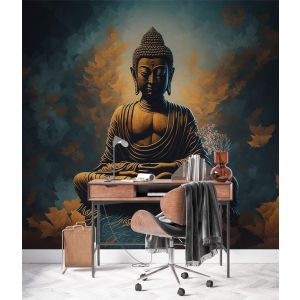 Applicazione Di Carta Da Parati Tranquilla Serenità Del Buddha