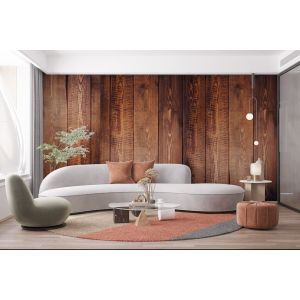 Carta Da Parati Effetto Legno Boiserie Moderna Verticale