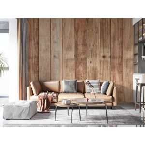 Carta Da Parati Effetto Legno Chiaro Moderno Elegante