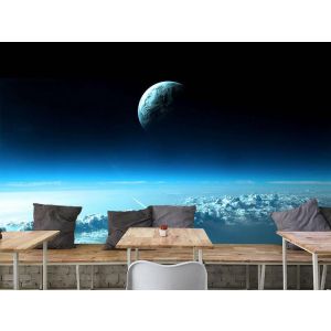 Sopra Le Nuvole - Carta Da Parati Foto 3D Applicato