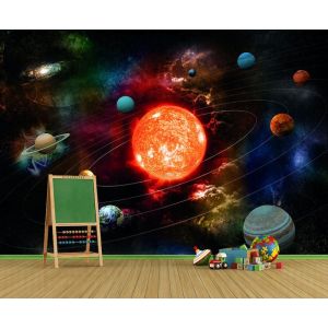 Carta Da Parati Fantastico Sistema Solare