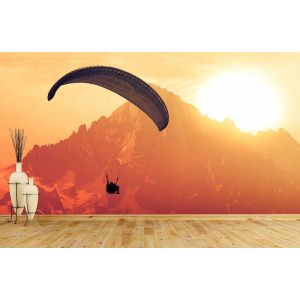 Parapendio Da Pista - Carta Da Parati Foto 3D Applicato