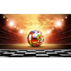 Amiamo Il Calcio - Carta Da Parati Foto Applicato