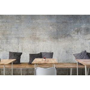 Muro Di Cemento - Carta Da Parati Foto 3D Applicato