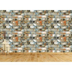 Carta Da Parati Mattoni In Ceramica