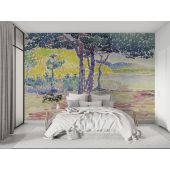 Carta Da Parati Paesaggio Impressionista Colorato