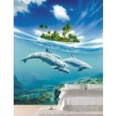 Carta Da Parati Delfini Che Vivono Liberi