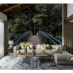 Carta Da Parati Ponte Della Foresta