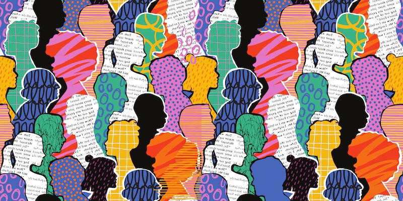 Immagine Di Carta Da Parati Persone Diverse E Colorate