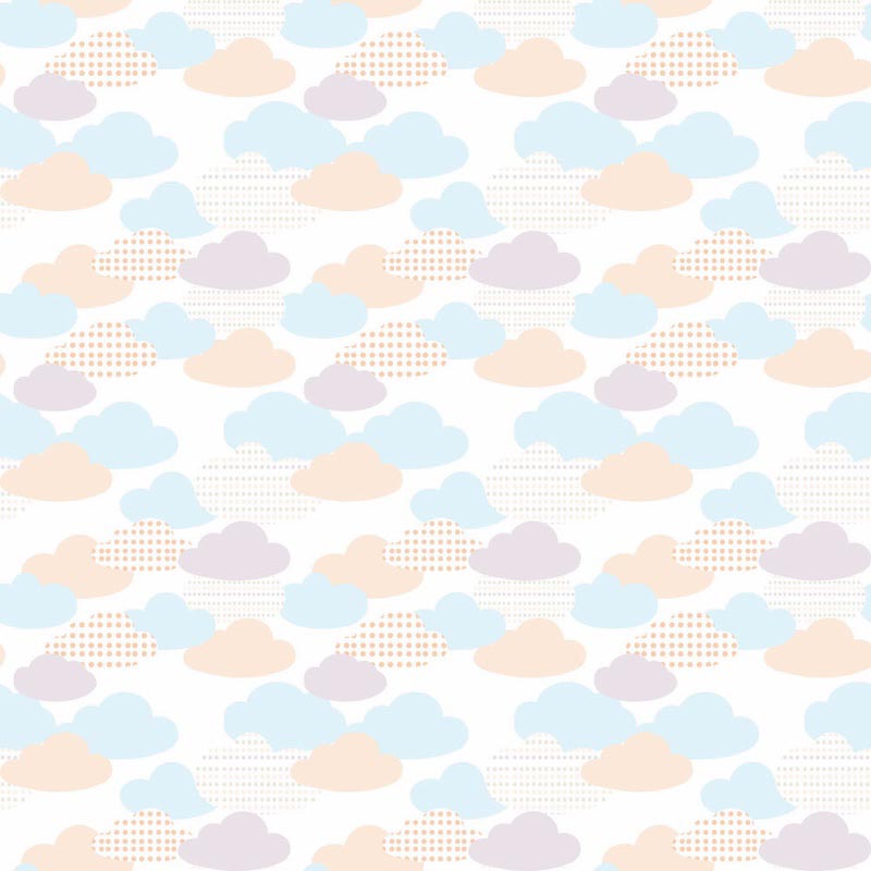 Nuvole Colorate - Carta Da Parati Foto